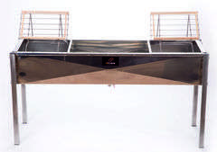 Stół do odsklepiania ramek Dadant dwustanowiskowy 1500 mm wzmocniony