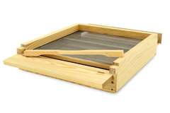 Hygiene-Holzboden mit Varroa-Gitter und Schublade, für 10er DNM- oder 10er Großpolen-Bienenbeute