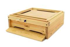 Hygiene-Holzboden mit Varroa-Gitter und Schublade, für 10er DNM- oder 10er Großpolen-Bienenbeute