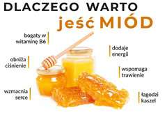 Tablica Informacyjna mała Właściwości Miodu