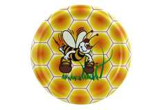 Twist-off Deckel groß - die Biene Gucio mit Eimern, Fi 82, 6 Haken, Packung 50 Stück
