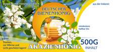 Etiketten bunt für deutschen Bienenhonig AKAZIENHONIG 100Stk-1Pack