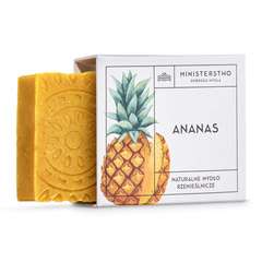Vegane, natürliche Seife mit Ananas 100g