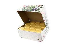 Französische Honigseife mit Blütenpollen, 100g, Packung 42 Stück