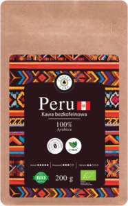 Peru entkoffeinierter Kaffee 200 g EKO