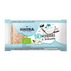 Glutenfreie Sesame Crackers mit Kokosnuss BIO 27 g