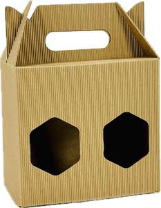 Verpackung aus Wellpappe für 2 Gläser 900 ml oder 815 ml
