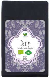 BERRY Schwarzer Blatt-Tee 100 g – Himbeere, Erdbeere, Heidelbeere