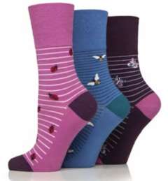 Damensocken, 3 Paar, Größe 37-42