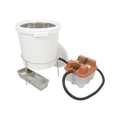 Dampfwachsschmelzer mit Dampfgenerator 230 V, Behälter aus Polypropylen 33 l