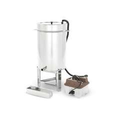 Dampfwachsschmelzer mit Dampfgenerator 230 V, Absetzbehälter 70 l